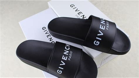 mens givenchy slides fake|Givenchy flip flops men.